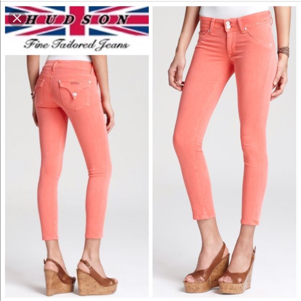 Hudson Collin Skinny Cropped Jeans